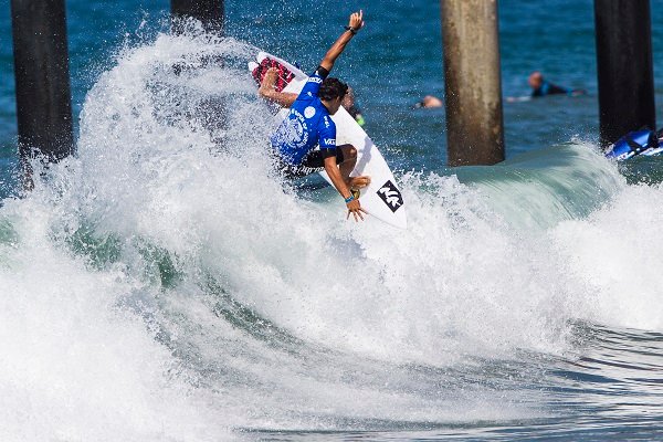 Alex Ribeiro é o cabeça de chave número 1 do Red Nose Pro Florianópolis SC (Foto: Sean Rowland - WSL)