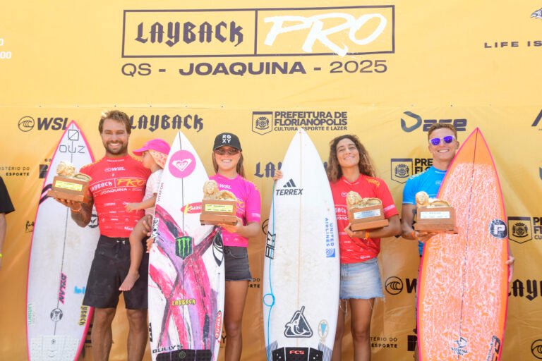 Laura Raupp e Lucas Silveira conquistam o inédito bicampeonato no WSL Layback Pro em Floripa