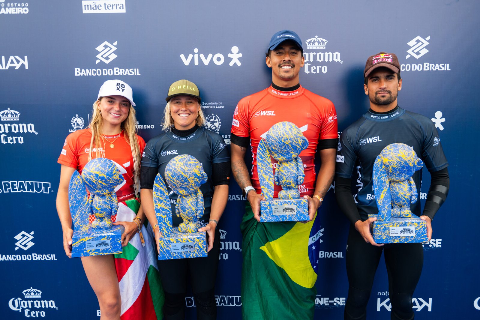 Samuel Pupo e Yolanda Hopkins são os grandes campeões do Banco do Brasil Saquarema Pro 2025