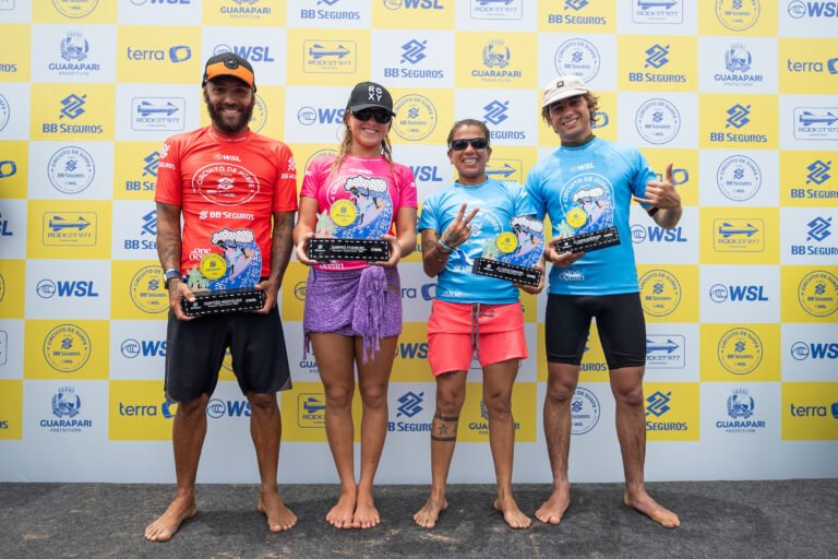Jadson André e Laura Raupp são campeões da etapa inédita do Circuito Banco do Brasil de Surfe 2025