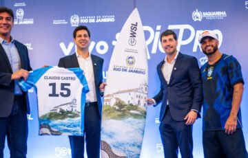 Rio celebra parceria com a WSL e reforça protagonismo no circuito mundial de surfe