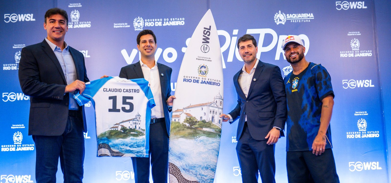 Rio celebra parceria com a WSL e reforça protagonismo no circuito mundial de surfe