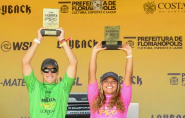 Thiago Passeri e Tainá Hinckel são campeões do Prefeitura de Florianópolis apresenta LayBack Pro Costão Floripa