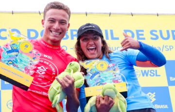 Heitor Mueller e Sophia Medina vencem o Circuito Banco do Brasil de Surfe - Etapa Ubatuba