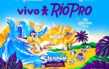 WSL lança pôster oficial do VIVO Rio Pro que traduz a alma do surfe brasileiro