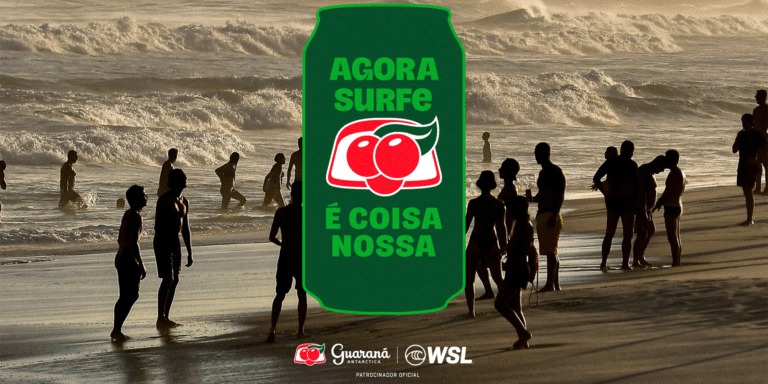 WSL e Guaraná Antarctica celebram a brasilidade em parceria para o VIVO Rio Pro 2026